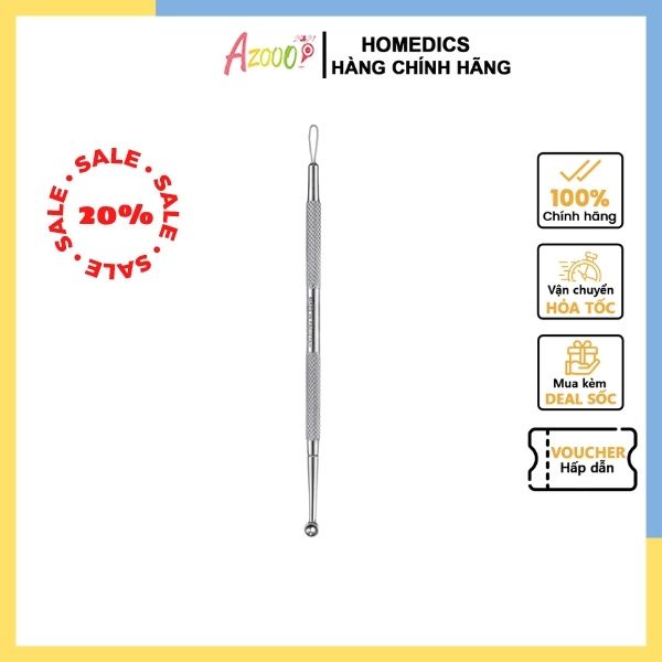Que lấy nhân mụn Holika Holika Magic Tool Dual Sebum Extractor 15cm_16592 Azooo nhập khẩu