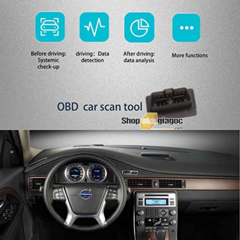 Thiết Bị Chẩn Đoán Lỗi Ô Tô MINI ELM327 Bluetooth OBD2
