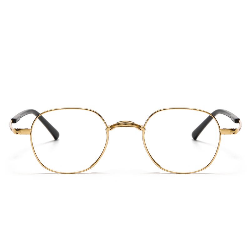 Mắt Kính Gọng Nhỏ 133mm Bằng Titan Nguyên Chất Siêu Nhẹ Phong Cách retro Nhật Bản Cho Cả Nam Và Nữ Thiết Kế Đệm Mũi Di Động