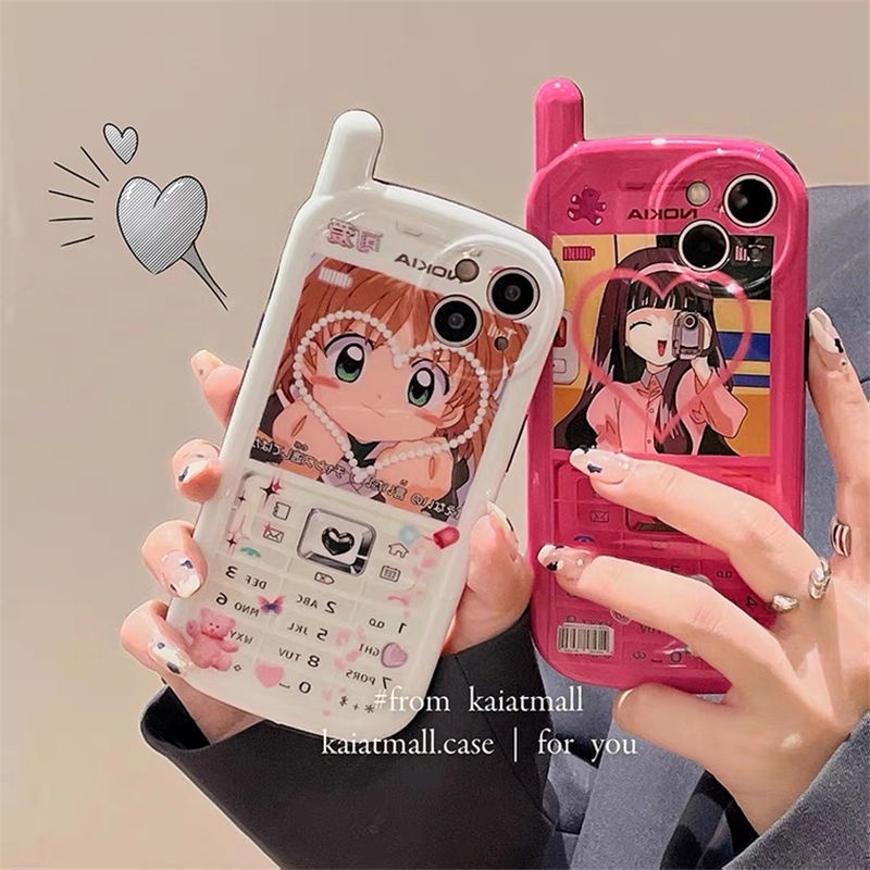 Ốp Điện Thoại Hình Cô Gái Cho iPhone 12 13 11 Pro Max X Xs Max Xr