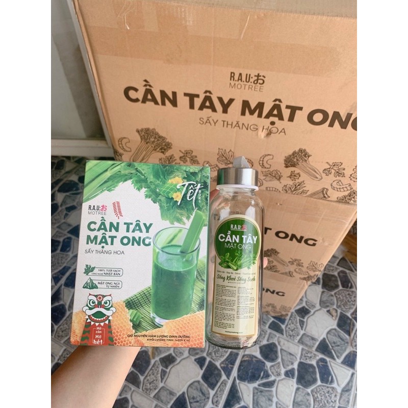 [Chính Hãng] Cần Tây MO - Hộp 14 gói- Tặng chai thủy tinh xinh xắn | BigBuy360 - bigbuy360.vn