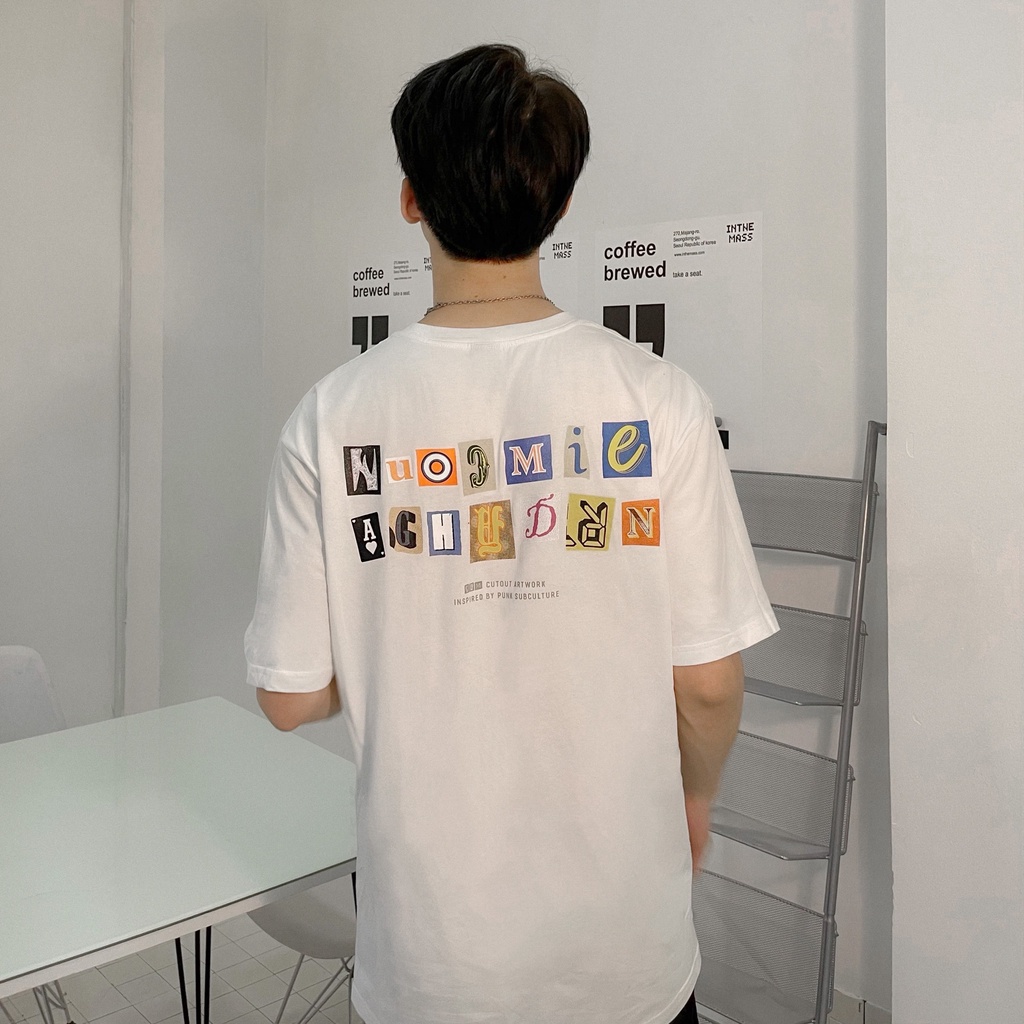 Áo thun PUNK Change Your Mind - Form rộng 2 màu Đen/Trắng