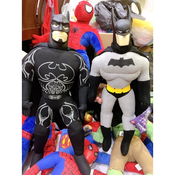 SIÊU ANH HÙNG BẰNG BÔNG MẶT NHỰA 50cm SPIDERMAN, BÁTMAN, CAPTAIN, IRONMAN, HULK, THOR, SUPERMAN