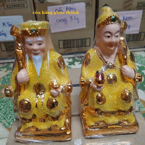thổ địa ông bà ánh vàng ( nhựa )-duoc-ban-tai-Đồ thờ phúc Thành