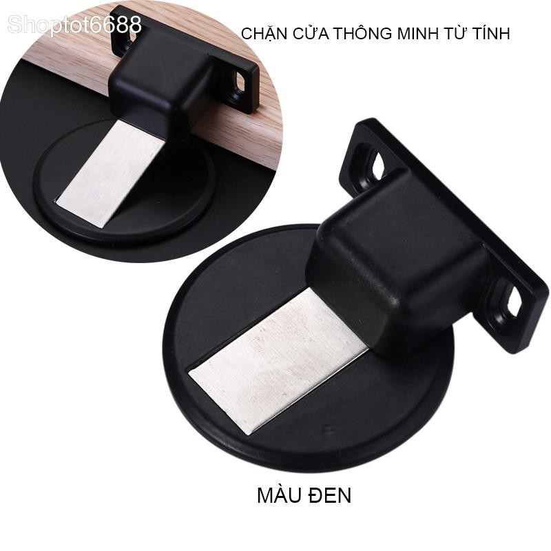 Chặn cửa thông minh từ tính với nam châm vĩnh cửu, mỏng an toàn, bằng hợp kim chống gỉ CCTM.009, tự động gấp lại rất gọn