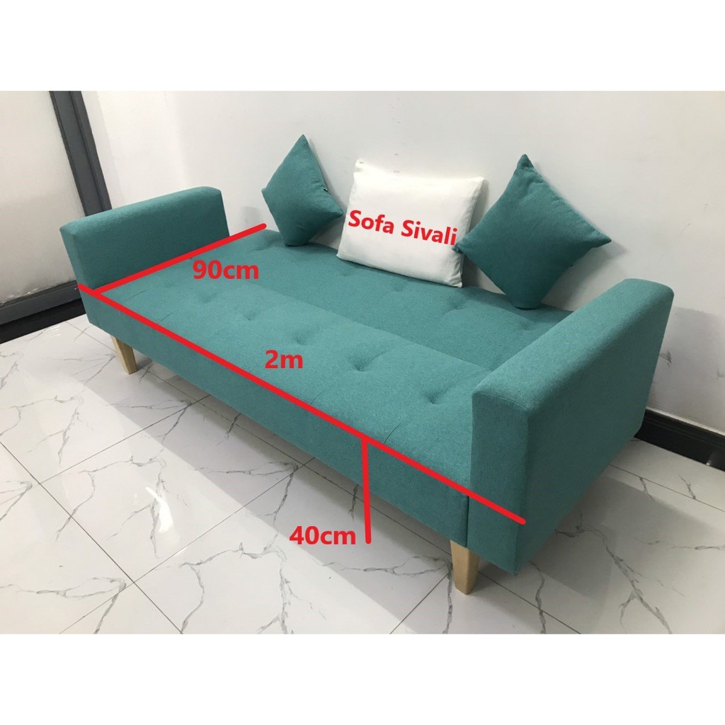 Bộ ghế dài sofa bed tay vịn phòng khách sopha sivali salon