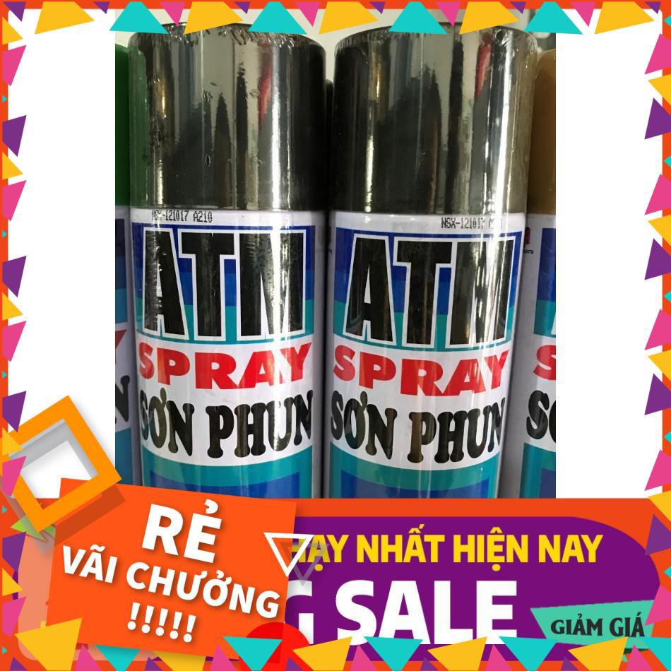 [BÁN CHẠY]  Sơn xịt ATM Spray Đủ Màu Giá sỉ (Mầu gì k có trong bảng các bạn nt hỏi mầu nhé)