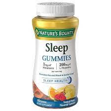 [HÀNG MỸ] Kẹo Dẻo Nature’s Bounty Sleep Gummies 3mg Melatonin Hỗ Trợ Giấc Ngủ 60 viên [SeeMe beauty]