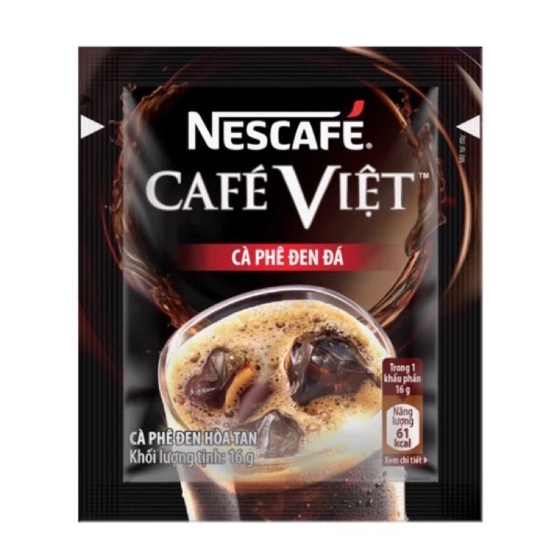 Cà phê đen đá hoà tan Nescafe Việt gói lẻ