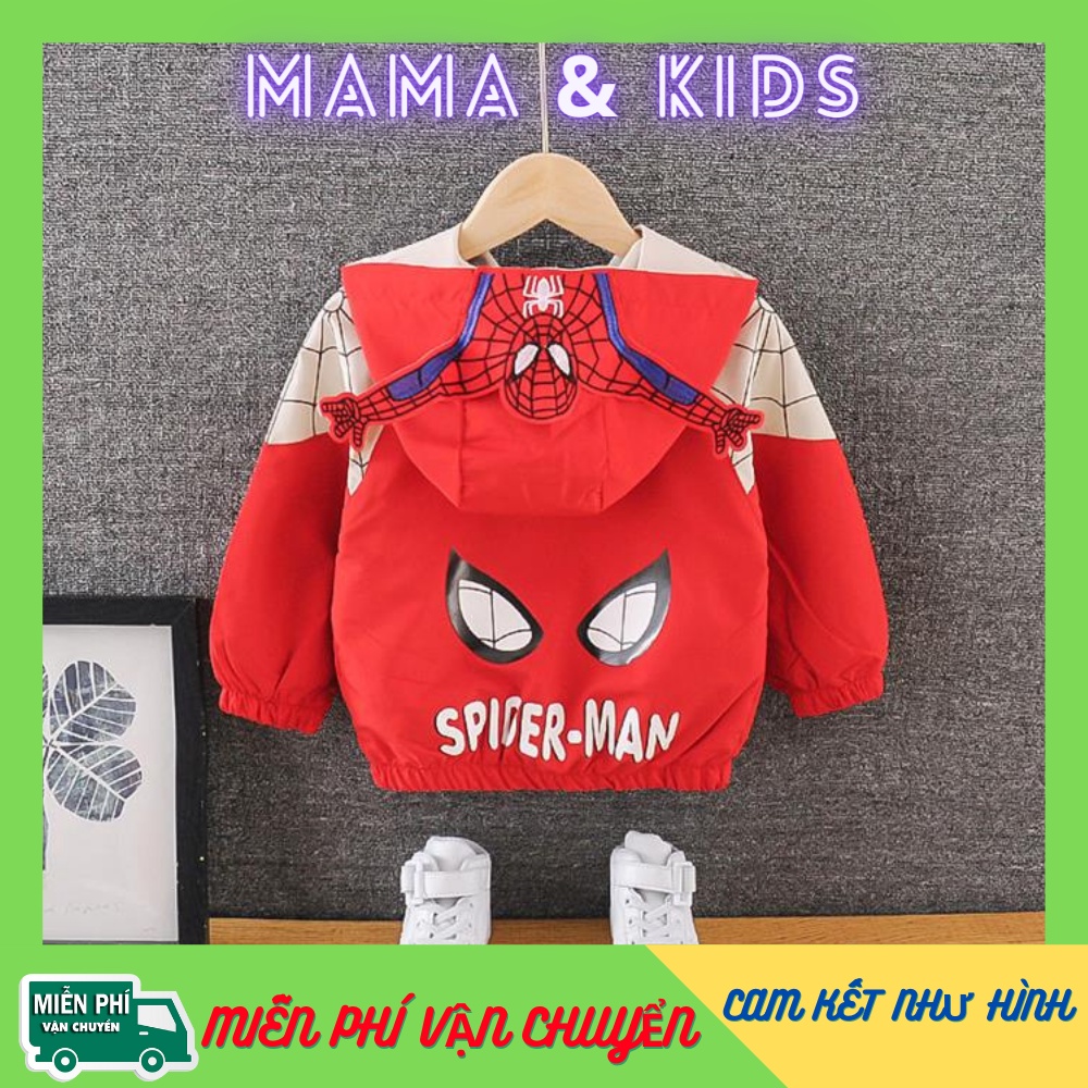 áo khoác người nhện Áo khoác người nhện Spiderman cho bé trai siêu đẹp