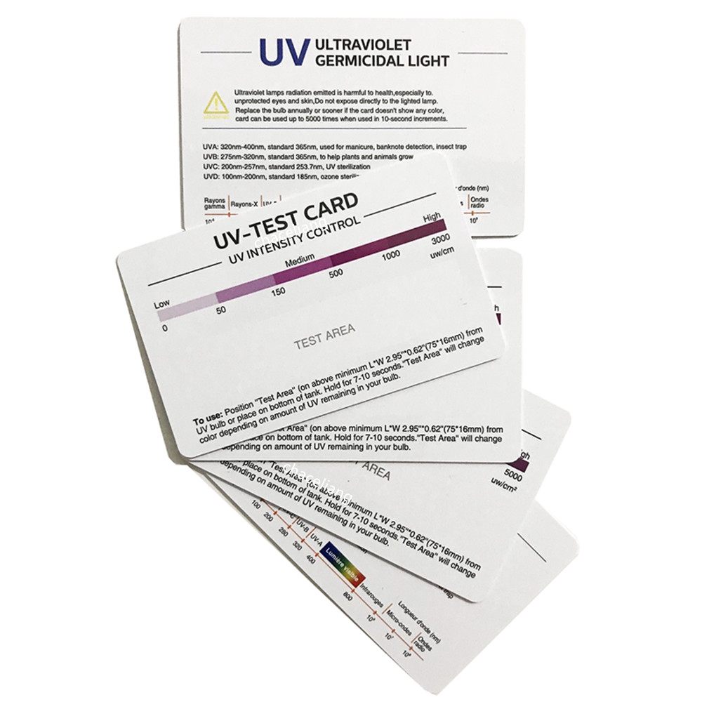 Thẻ Thử Điện Bằng Tia uvc Siêu Tím Tái Sử Dụng Được Kèm 5000 Thẻ Thử uv
