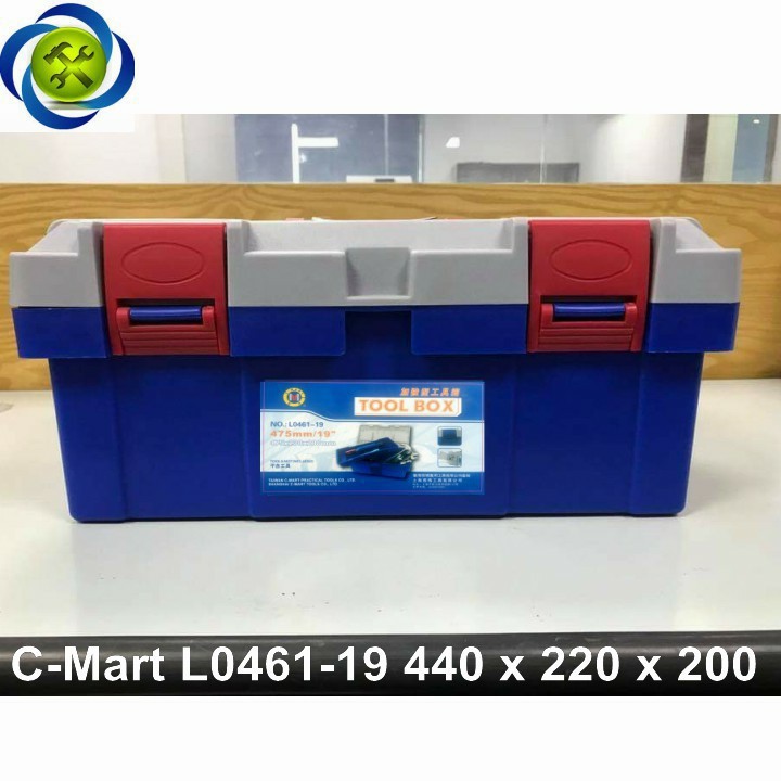 Thùng đồ nghề nhựa C-Mart L0461-19 440 x 220 x 200mm