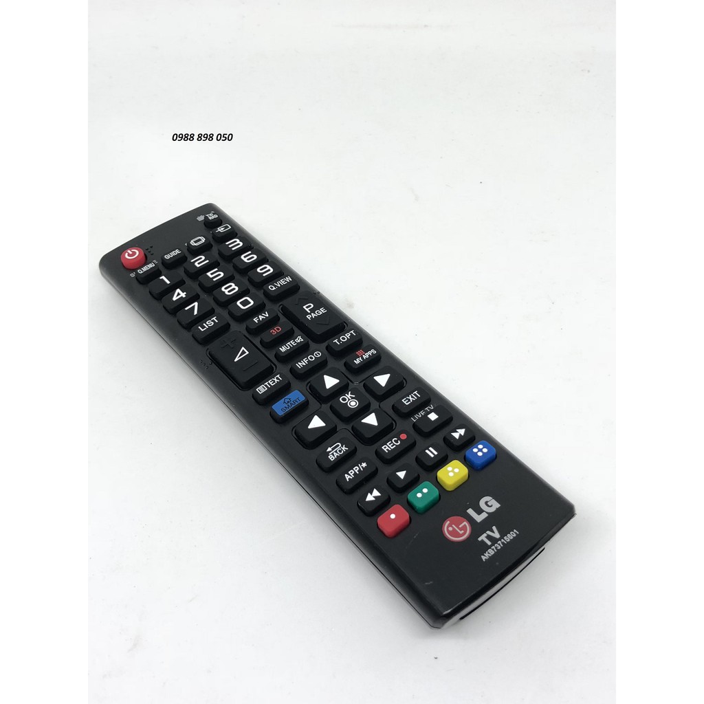 Giới thiệu REMOTE ĐIỀU KHIỂN TIVI LG (ĐEN-NGẮN) AKB73715601