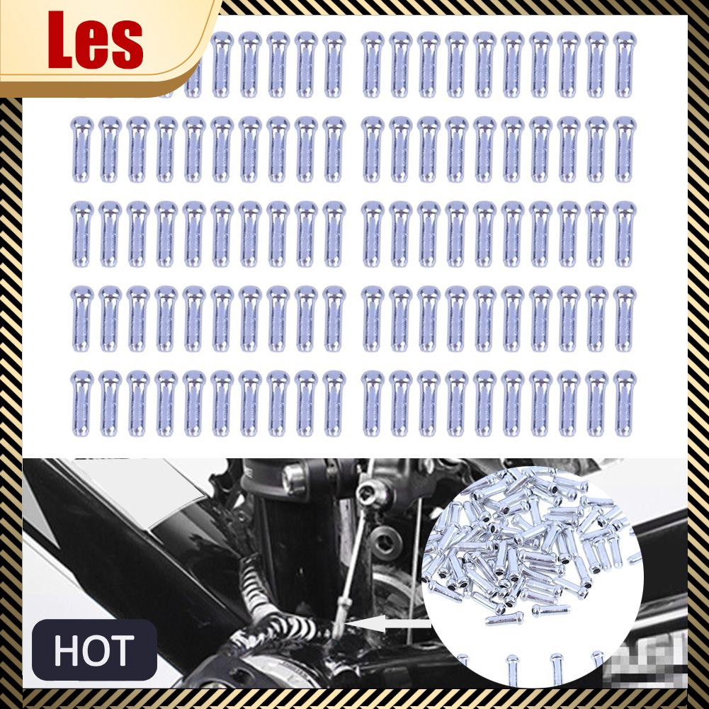 100 Đầu bọc dây phanh xe đạp bằng nhôm