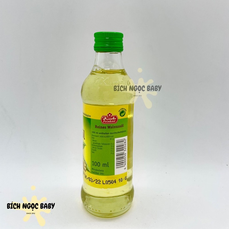 Dầu óc chó Đức wanubol 100ml date mới nhất