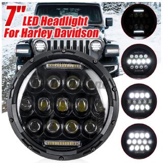 Đèn pha led tròn 7 "cho xe máy harley davidson touring