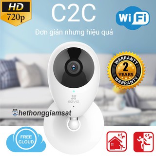 [Giá Sốc] Camera Wifi EZVIZ C2C 720P 1MPX, C1C 720P 1MPX Camera Nhỏ Ngọn, Sắt Nét, Hàng Chính Hãng, Bảo Hành 24 tháng