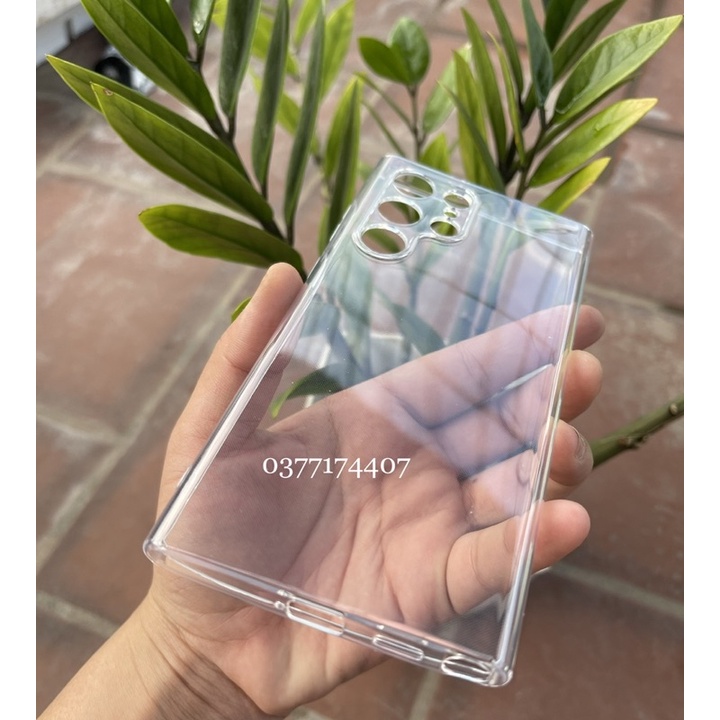 Ốp lưng dẻo Gor TPU cho Samsung Galaxy S22 Ultra Silicon trong suốt bảo vệ cụm camera