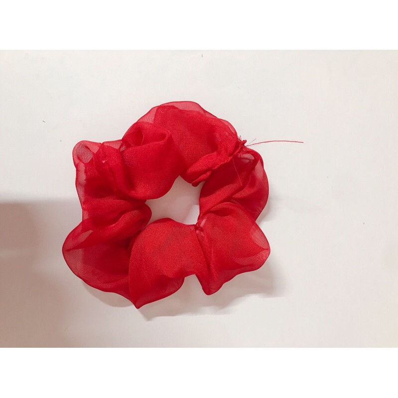 Dây buộc tóc vải voan tơ, chiffon nhiều màu sắc