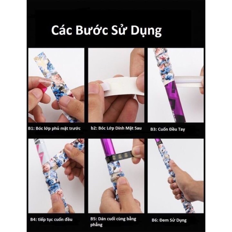 Quấn cần hoa dùng quấn cần , vơht teniss, cầu lông