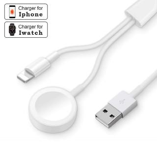 Cáp Sạc Từ Tính Không Dây 2 Trong 1 Cho Apple Watch Iwatch 4 3 2 1 Iphone 11 Xr Xs
