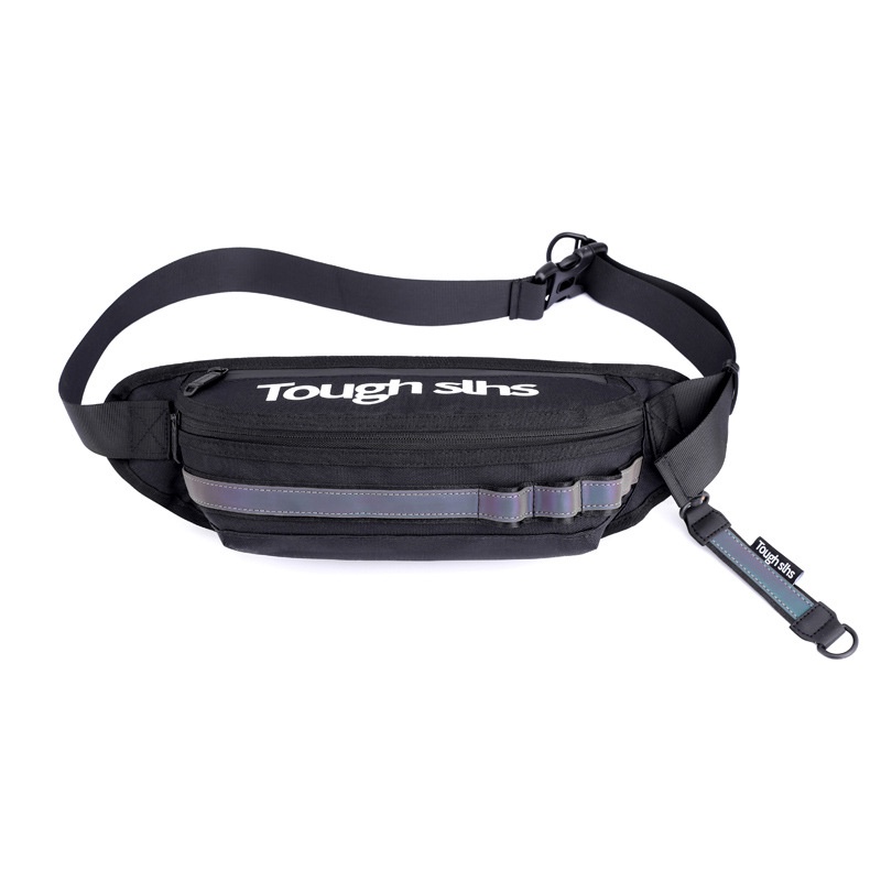 Túi Đeo Hông Vải Thể Thao Nhỏ Gọn, Thiết Kế Dải Phản Quang, Dành Cho Nam Nữ Phong Cách Hàn Quốc | BigBuy360 - bigbuy360.vn