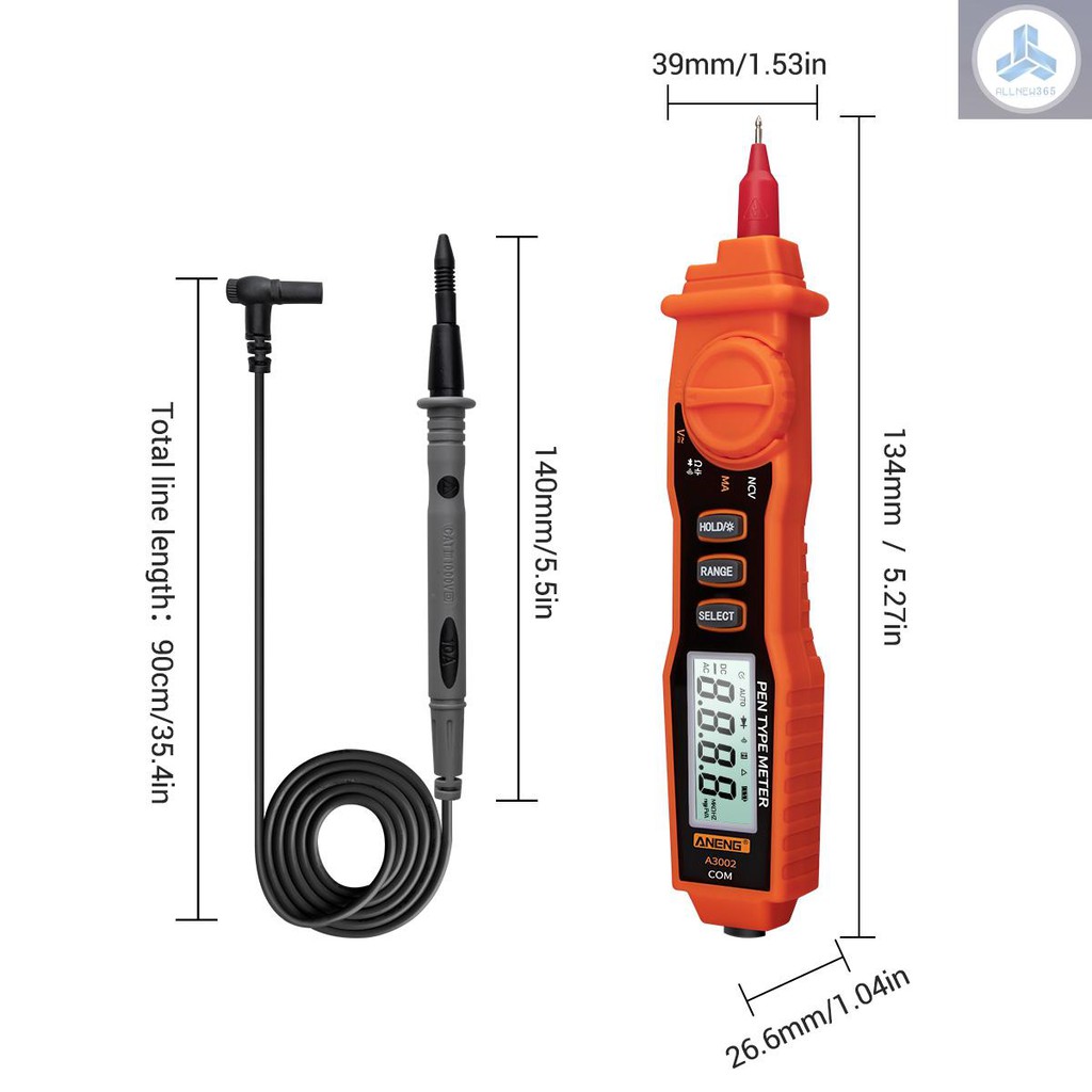 Vạn năng kế dạng bút kỹ thuật số Aneng A3002 4000