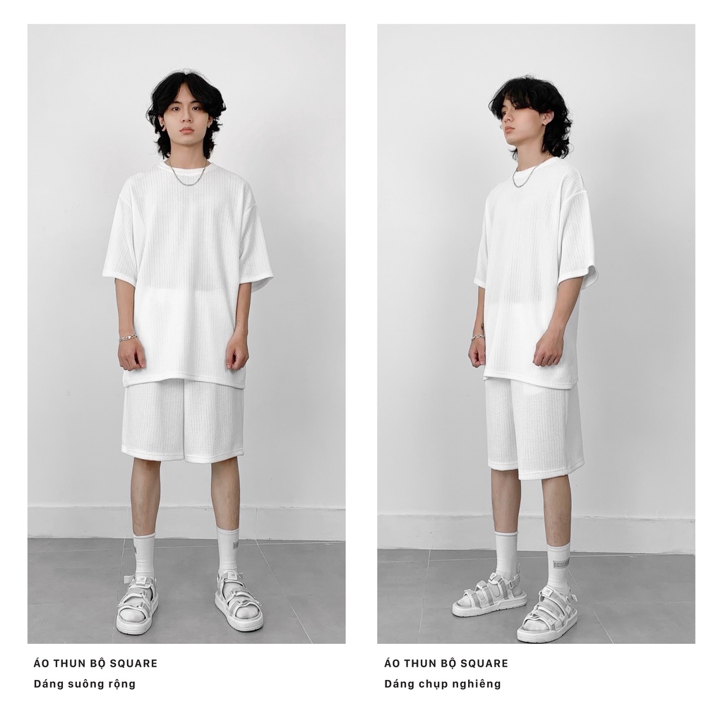 Áo thun tay lỡ Square City Cycle - Áo phông Unisex form rộng hàng cao cấp Local Brand