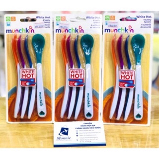 Set 04 thìa mềm báo nóng munchkin – usa