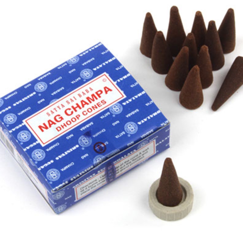 Nụ Đốt Cao Cấp chuyên dành cho Thanh Tẩy &amp; Thiền Định (Satya Dhoop Cones) l XÔ THƠM THANH TẨY