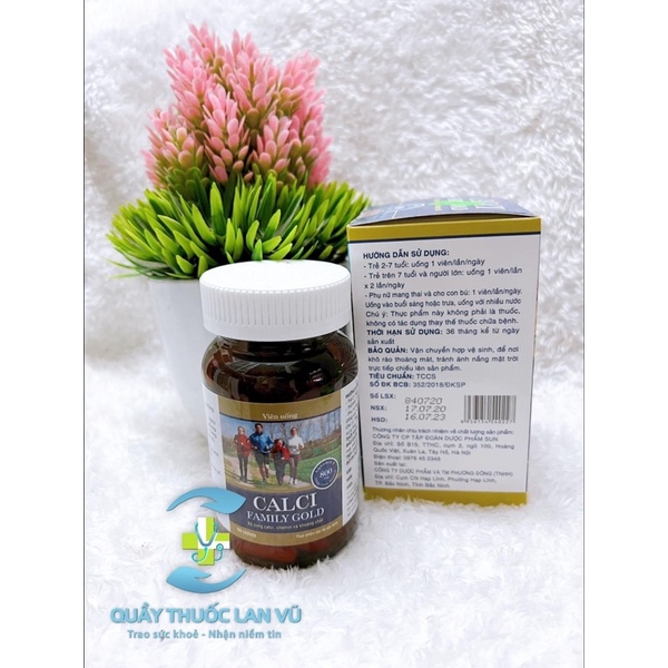Calci Family Gold giảm nhanh triệu chứng chuột rút do thiếu canxi