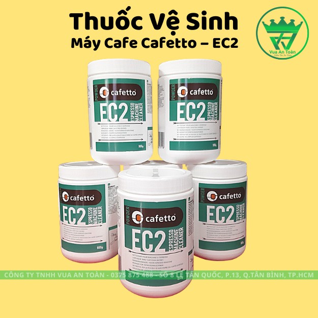 Hộp Thuốc Vệ Sinh Máy Cà Phê Cafetto – EC2 900Gram