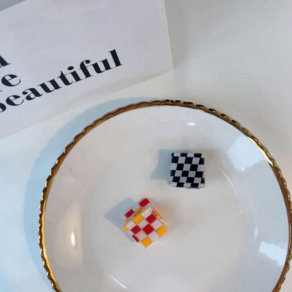 Kẹp Tóc Hình Vuông Thiết Kế Đơn Giản Xinh Xắn Cho Nữ