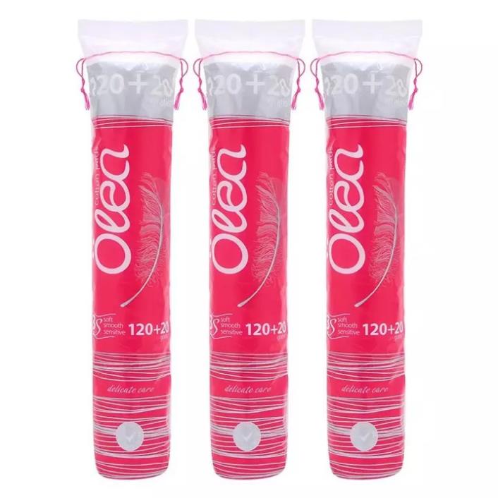 140 miếng Bông Tẩy Trang Olea Latvia Cotton Pads – Giúp làm sạch da, tiết kiệm toner