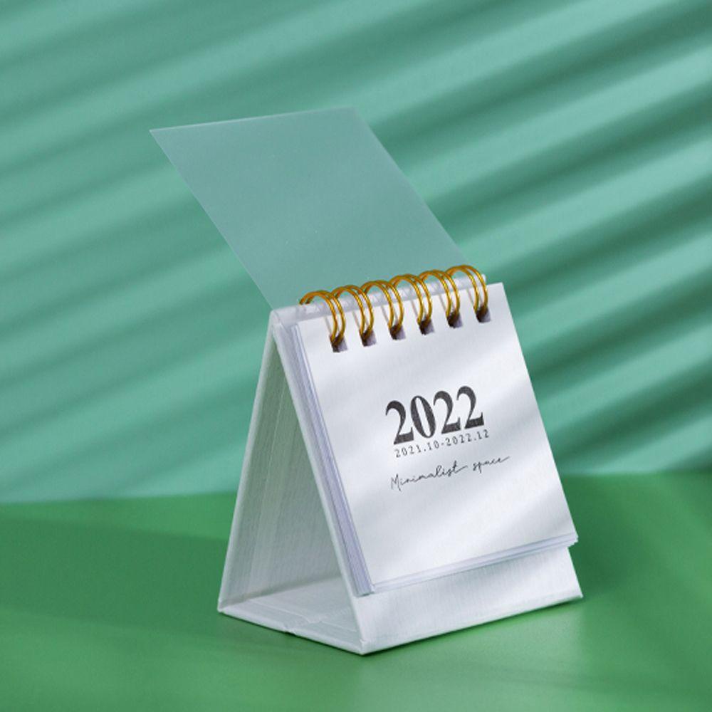 Pewany Lịch Để Bàn Mini Dễ Mang Theo Trang Hai Dây Để Bàn Văn Phòng Tối Giản Không Gian Lật
