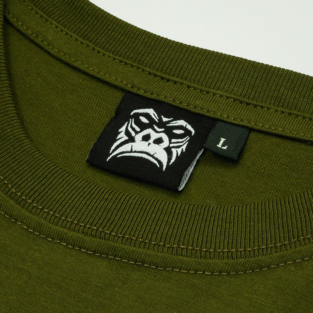 Áo Thun Trơn Gori Basic Tee - Xanh Rêu. | BigBuy360 - bigbuy360.vn