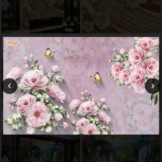 Tranh 3D dán tường keo sẵn trang trí