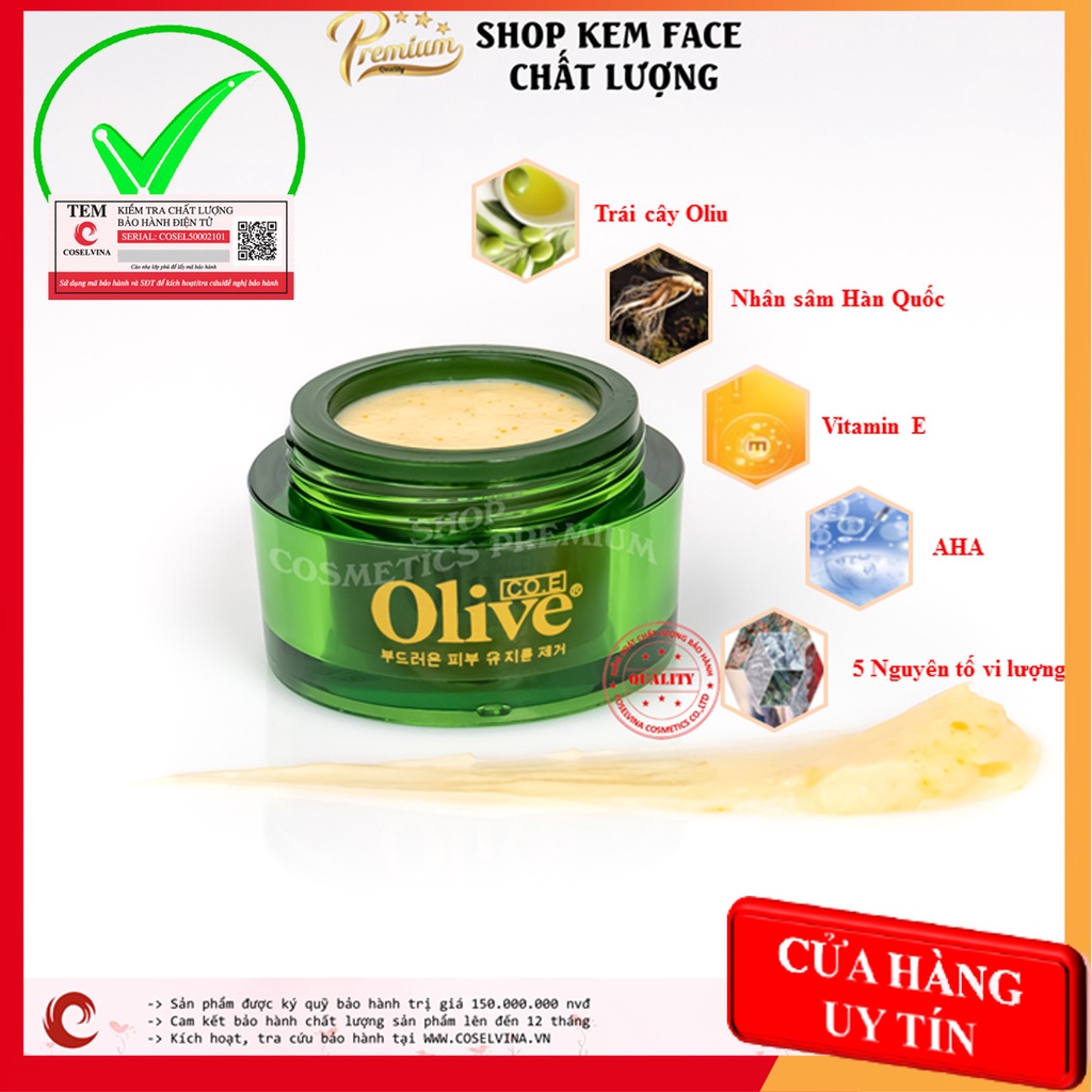 Kem nám OLIVE Hàn Quốc 20gr chính hãng