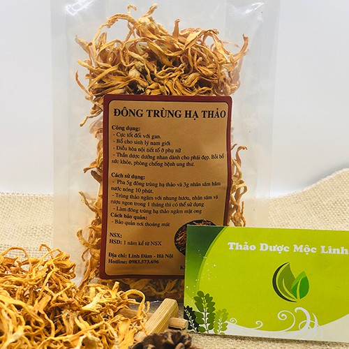 100g Đông trùng hạ thảo cao cấp, bồi bổ cơ thể tốt cho sức khỏe| Thảo Dược Mộc Linh