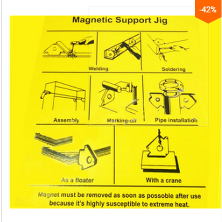 BỘ 4 KE GÓC NAM CHÂM 22KG
