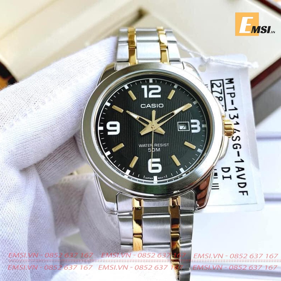 Casio MTP-1314SG-1A - Đồng Hồ Nam - Pin / Quartz - Kính Khoáng - Size Mặt 45mm EMSI.VN
