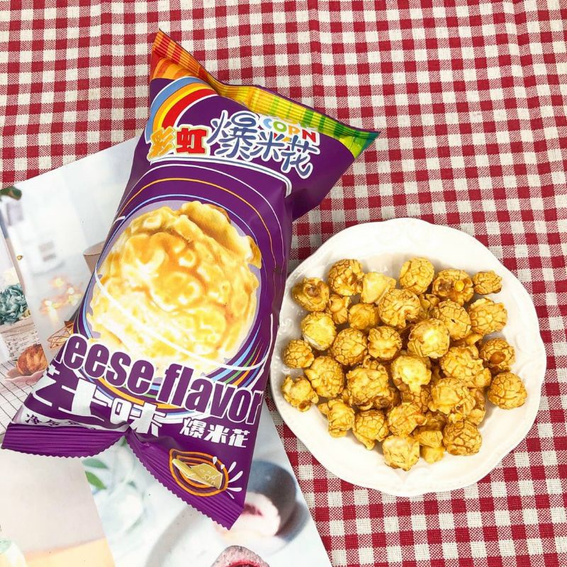 Set 7 gói bỏng ngô cầu vồng hot hit Mani Rainbow