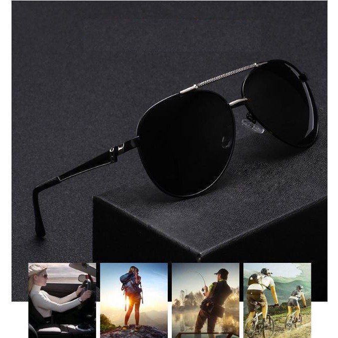 [FULLBOX HÃNG] KÍNH MÁT NAM CAO CẤP LỊCH LÃM UV400 TRÒNG KÍNH POLAROID CHỐNG UV400 | BigBuy360 - bigbuy360.vn