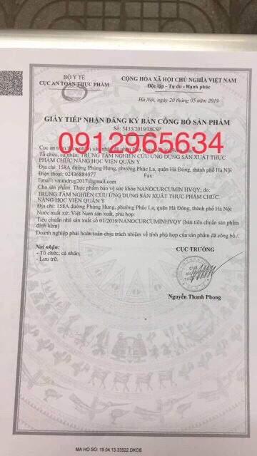 [CHÍNH HÃNG] Viên Uống Nano Curcumin Học Viện Quân Y giúp trẻ hoá làn da hỗ trợ điều trị dạ dày hoành tá tràng
