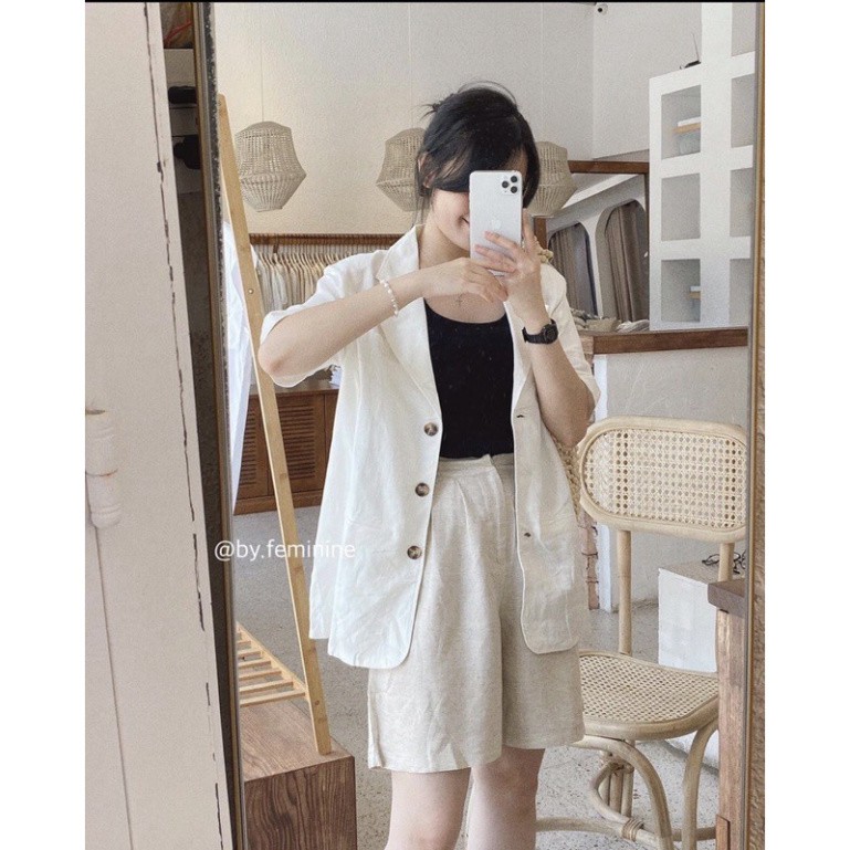 Áo vest HQ linen năng động