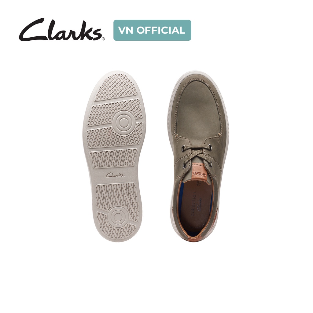 Giày Sneaker Nam CLARKS Cambro Lace màu Xanh Olive