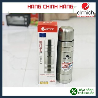 BÌNH GIỮ NHIỆT ELMICH 500ML, BÌNH GIỮ NHIỆT ELMICH NHẬP KHẨU 500ml CHẤT LIỆU INOX.