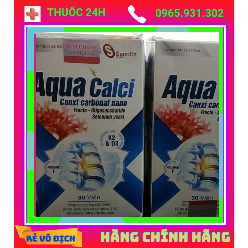Bổ Sung Canxi Chiết Xuất Từ Tảo Biển - AQUA CALCI