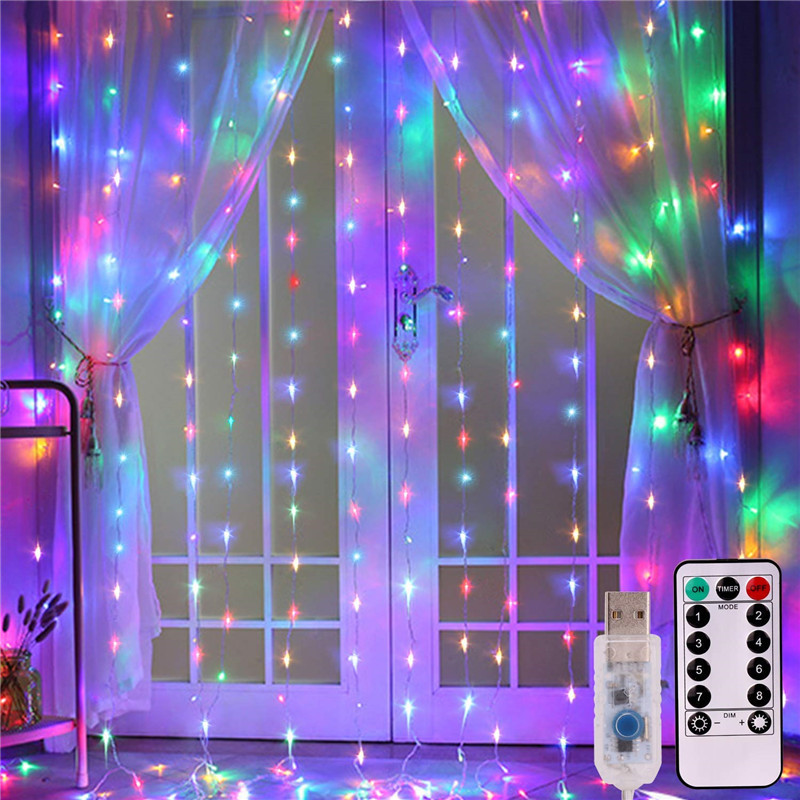 Dây Đèn Led Trang Trí Kèm Điều Khiển Từ Xa