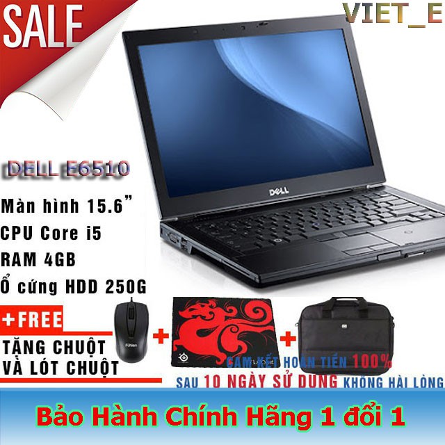 Laptop DELL E6510 - Core i5, Ram 4G, HDD 250Gb, 15.6 inch